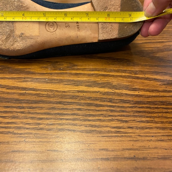 CHANEL Camilla denim flat sz37 - Picture 8 of 10